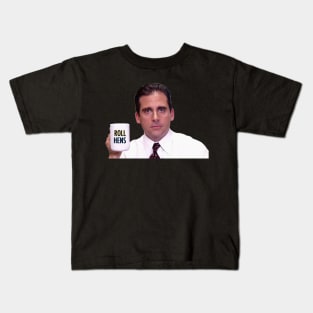 Michael Scott - Roll Hens Kids T-Shirt